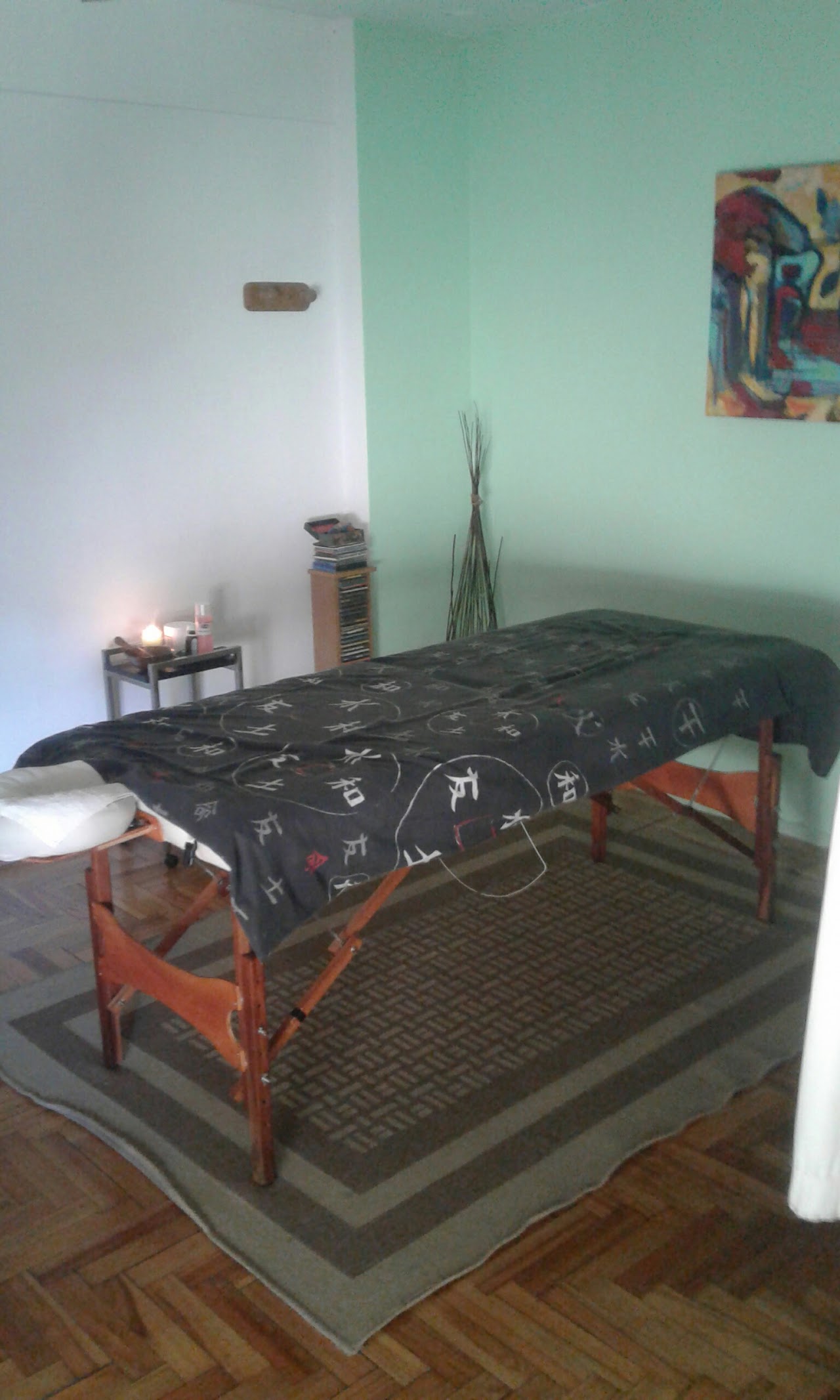 Sala completa del estudio de masajes